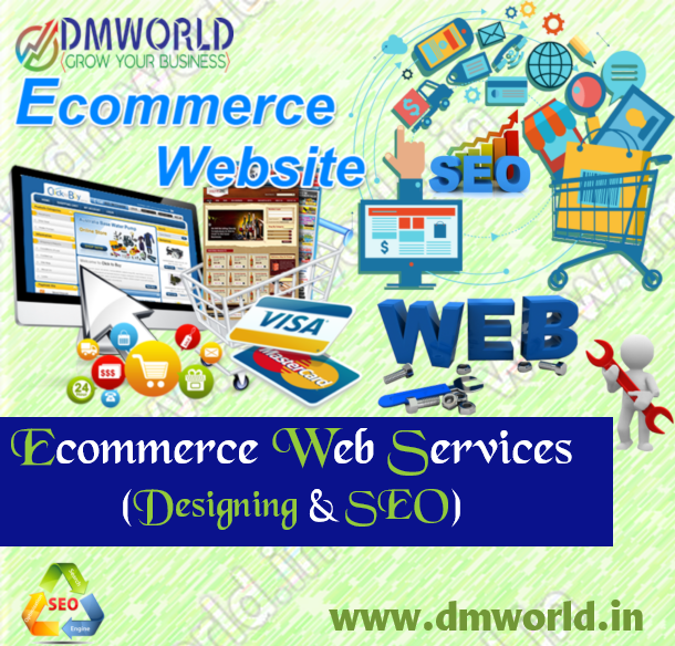 ecommerce website designing services by DMWorld.in
