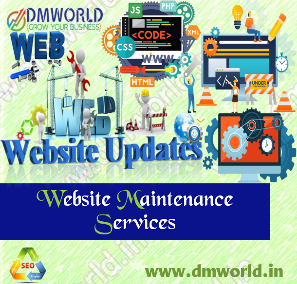 website maintenance services by DMWorld.in